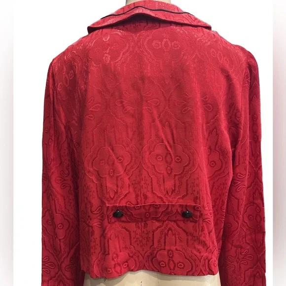 Jessica Howard Embroidered Button-Up Jacket - Picture 2 of 4